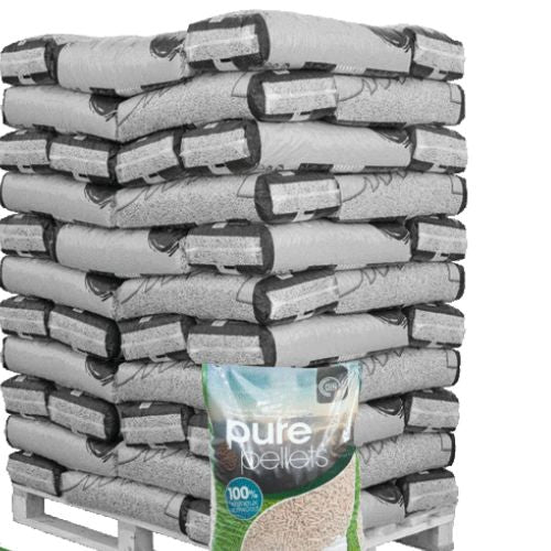 Reine Pellets – 100 % Weichholz – 65 Säcke à 15 kg